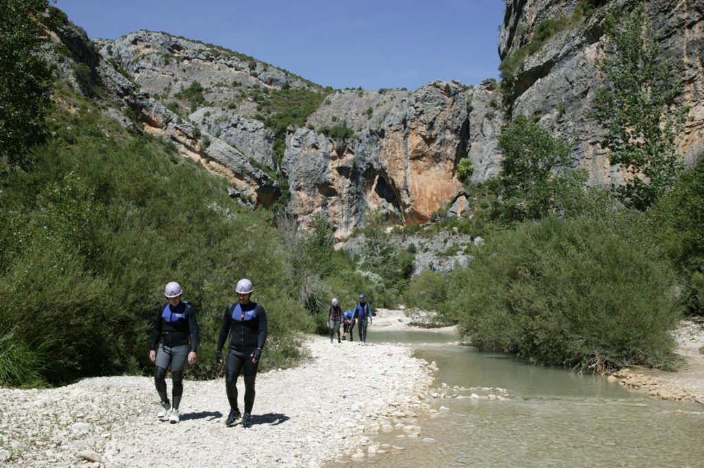 Descenso de barrancos Sierra de Guara Canyoning