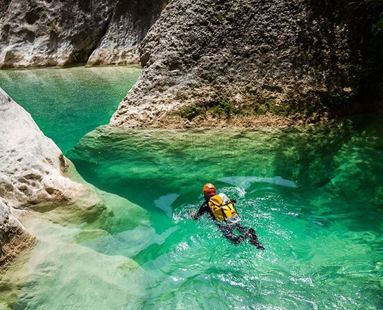 descenso-de-barrancos-huesca canyoning sierra guara