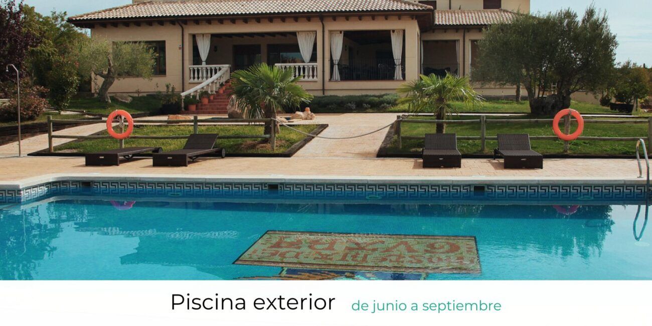 Hotel en Sierra de Guara banner piscina exterior informativa hosteria opcion1